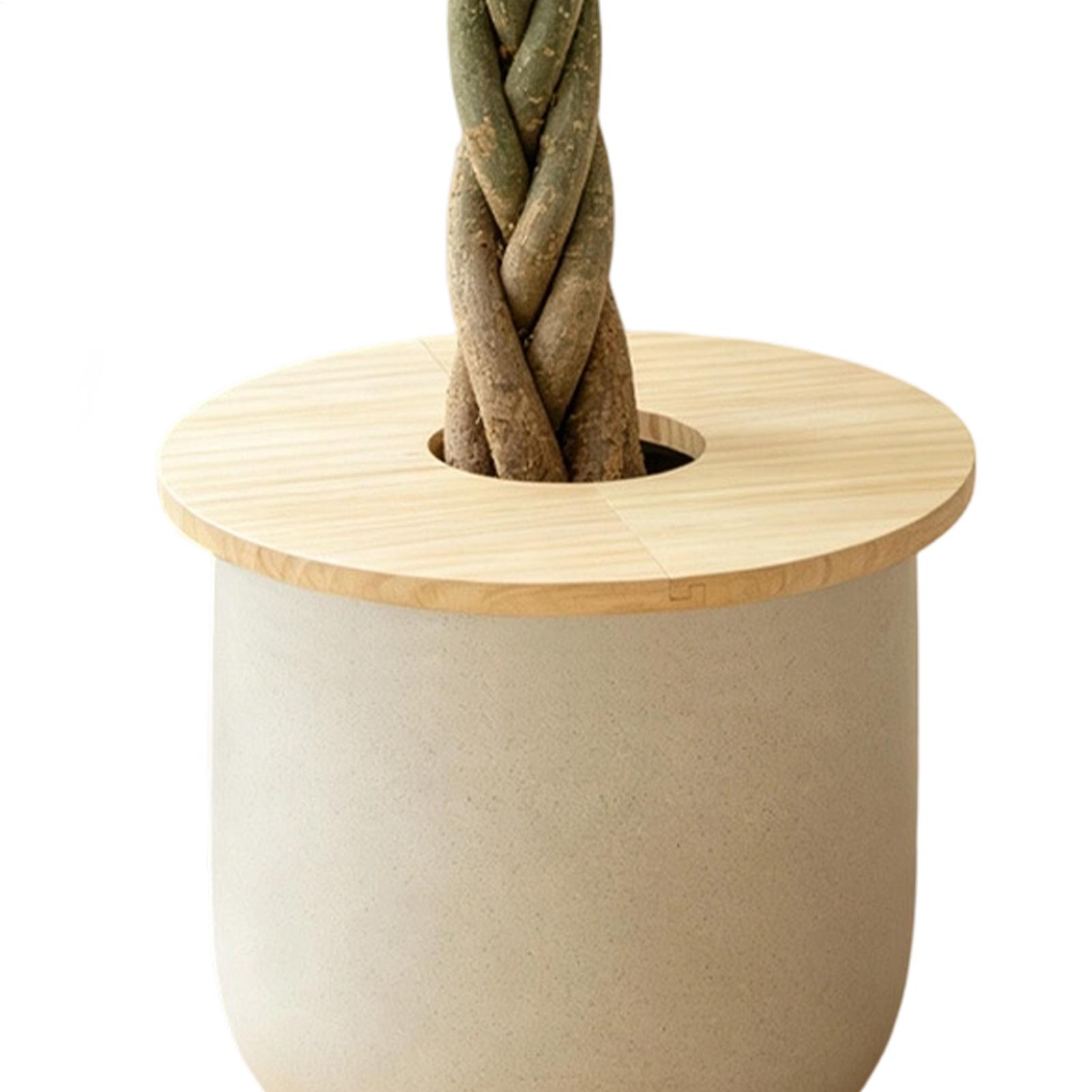 Flower Pot Covers Wooden Split - огляд і ціна Indoor Herb Garden