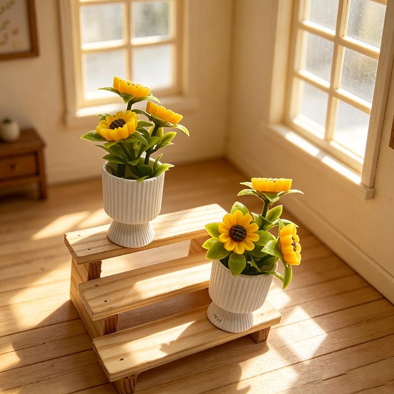 {#} Miniature Sunflower Potted - огляд і ціна Plant Pot