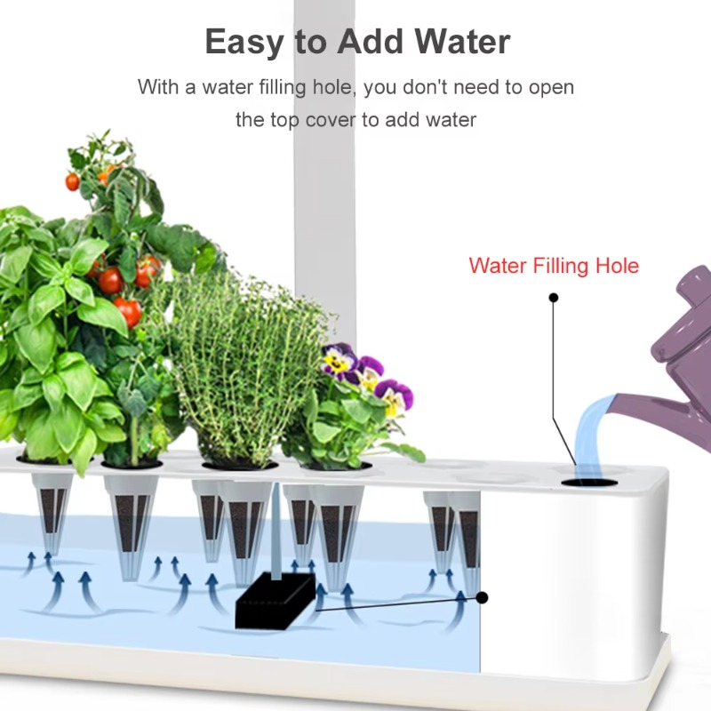 9 Pods Smart Hydroponics Growi - огляд і ціна Hydroponic Kit